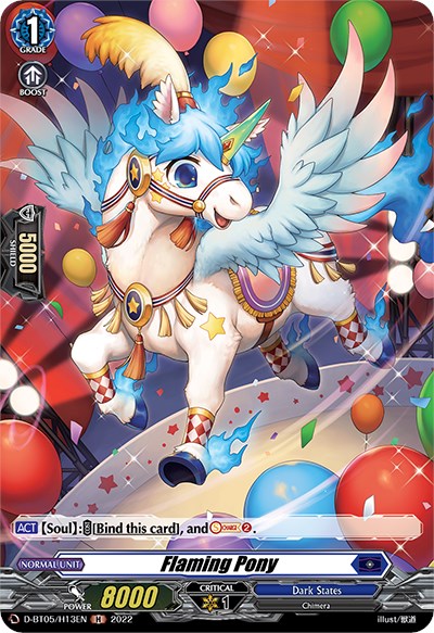 Flaming Pony (D-BT05/H13EN) [Triumphant Return of the Brave Heroes] | Pegasus Games WI