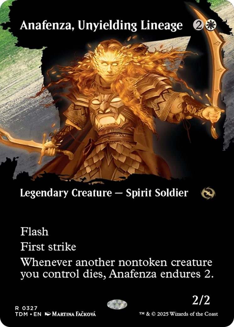 Anafenza, Unyielding Lineage (Borderless) [Tarkir: Dragonstorm] | Pegasus Games WI