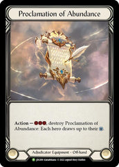 Proclamation of Abundance [JDG009] (Promo)  Cold Foil | Pegasus Games WI