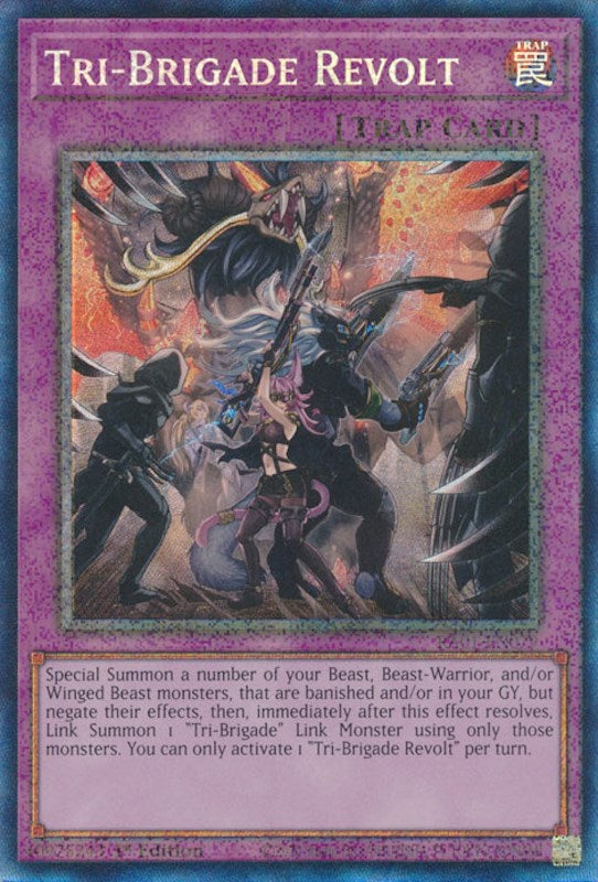 Tri-Brigade Revolt [RA01-EN079] Prismatic Collector's Rare | Pegasus Games WI