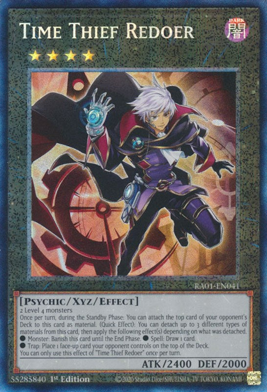 Time Thief Redoer [RA01-EN041] Prismatic Collector's Rare | Pegasus Games WI