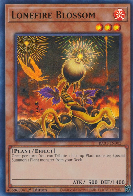Lonefire Blossom [RA01-EN002] Ultra Rare | Pegasus Games WI