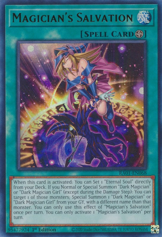 Magician's Salvation [RA01-EN068] Ultra Rare | Pegasus Games WI