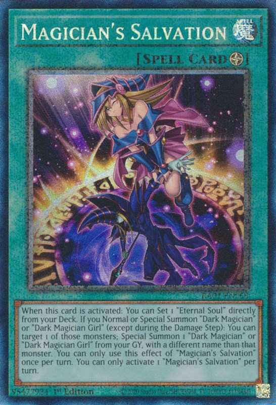 Magician's Salvation [RA01-EN068] Prismatic Collector's Rare | Pegasus Games WI