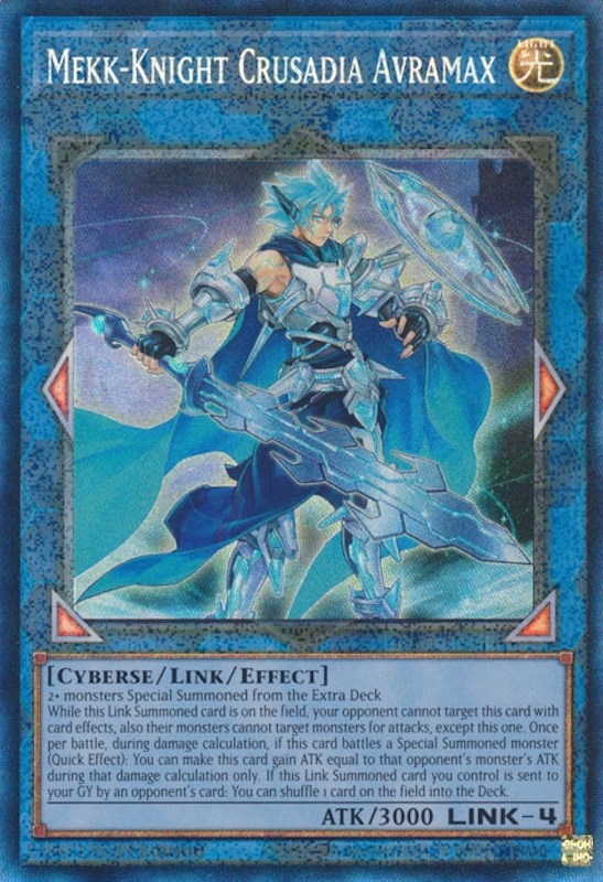 Mekk-Knight Crusadia Avramax [RA01-EN044] Prismatic Collector's Rare | Pegasus Games WI