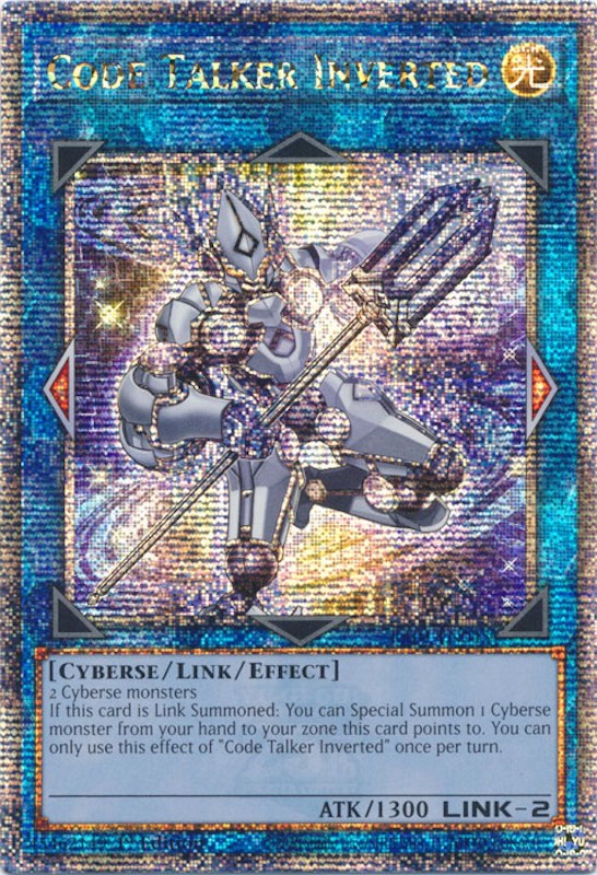 Code Talker Inverted [RA01-EN045] Quarter Century Secret Rare | Pegasus Games WI