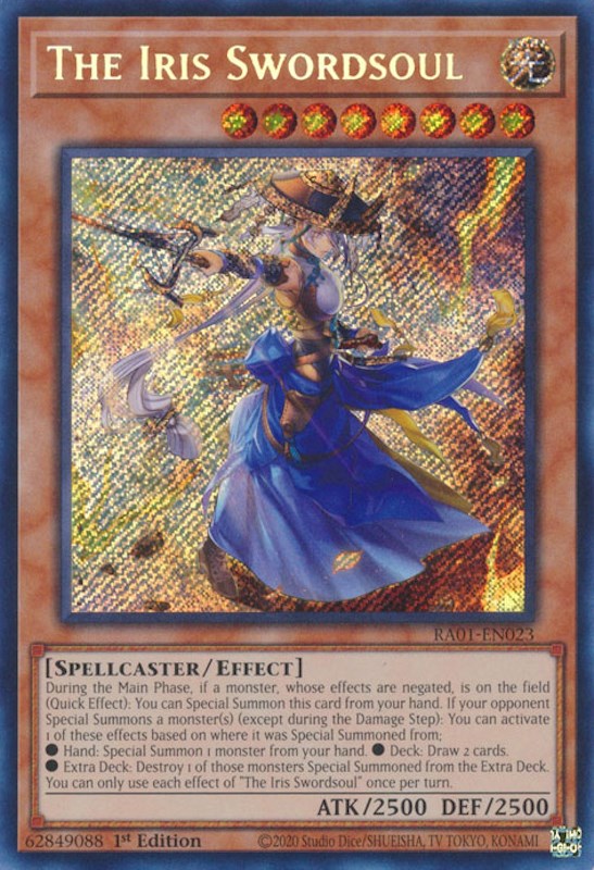 The Iris Swordsoul [RA01-EN023] Secret Rare | Pegasus Games WI