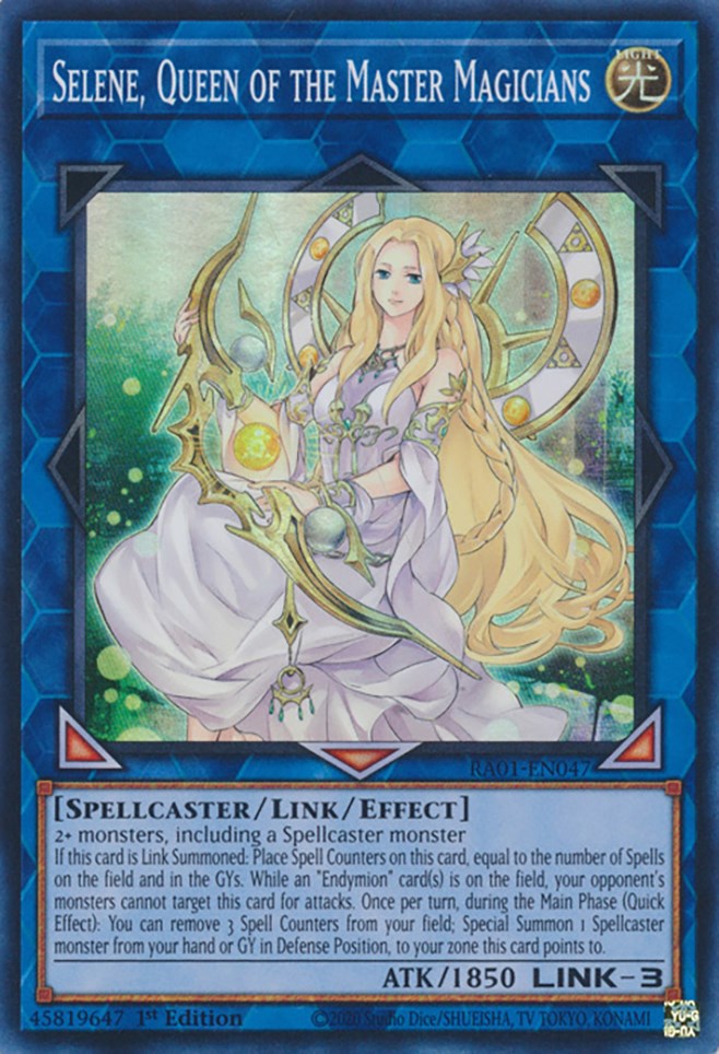 Selene, Queen of the Master Magicians [RA01-EN047] Super Rare | Pegasus Games WI