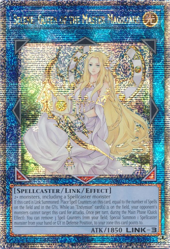 Selene, Queen of the Master Magicians [RA01-EN047] Quarter Century Secret Rare | Pegasus Games WI