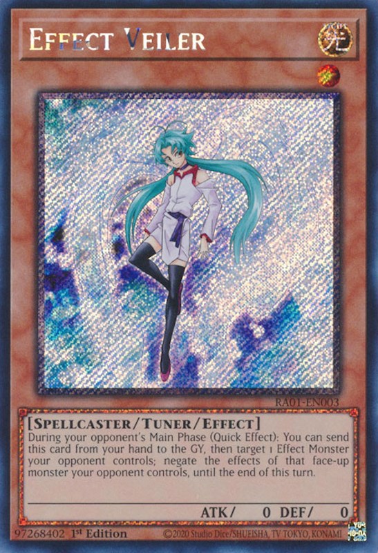 Effect Veiler [RA01-EN003] Platinum Secret Rare | Pegasus Games WI