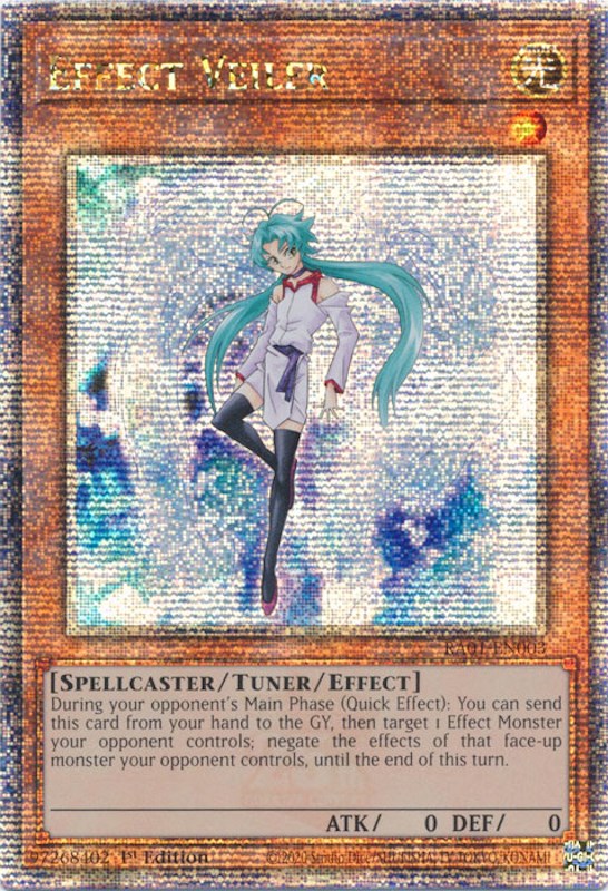 Effect Veiler [RA01-EN003] Quarter Century Secret Rare | Pegasus Games WI