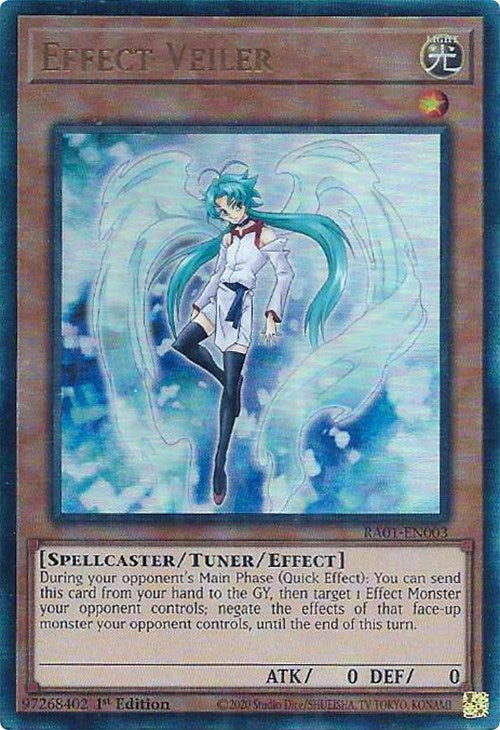 Effect Veiler [RA01-EN003] Prismatic Ultimate Rare | Pegasus Games WI