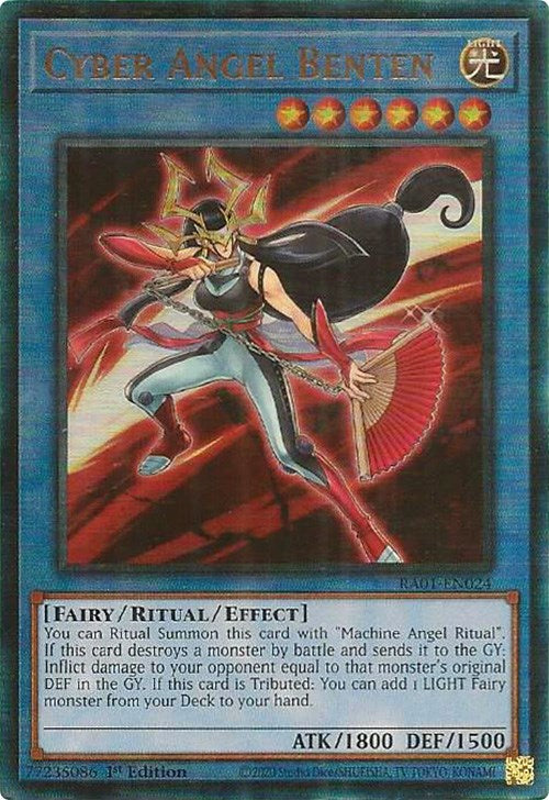 Cyber Angel Benten [RA01-EN024] Prismatic Ultimate Rare | Pegasus Games WI