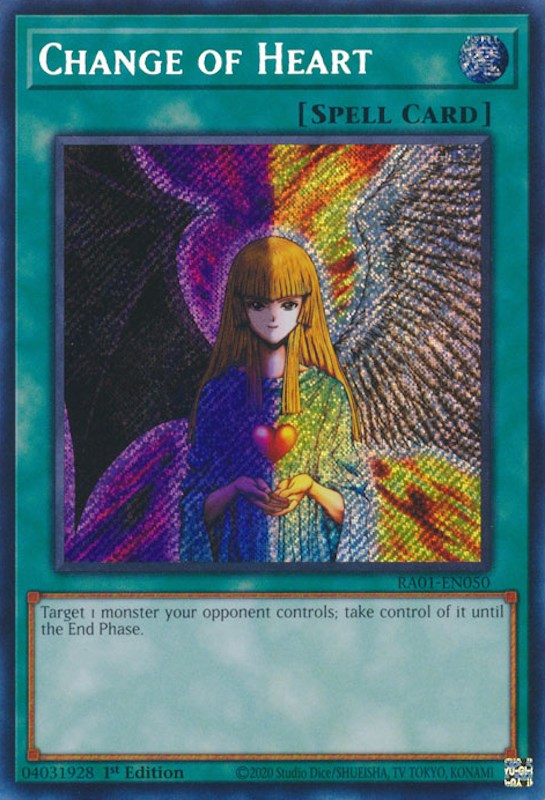 Change of Heart [RA01-EN050] Secret Rare | Pegasus Games WI