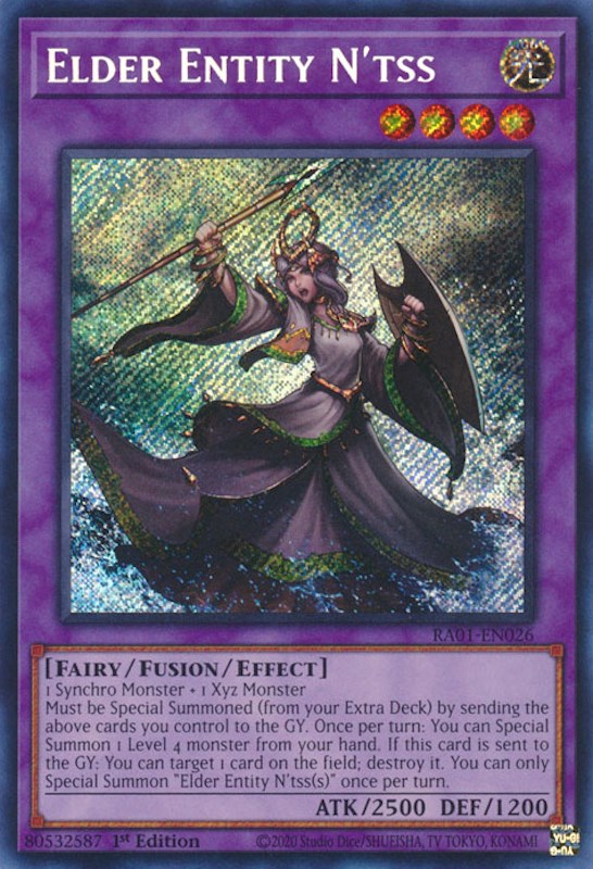 Elder Entity N'tss [RA01-EN026] Secret Rare | Pegasus Games WI