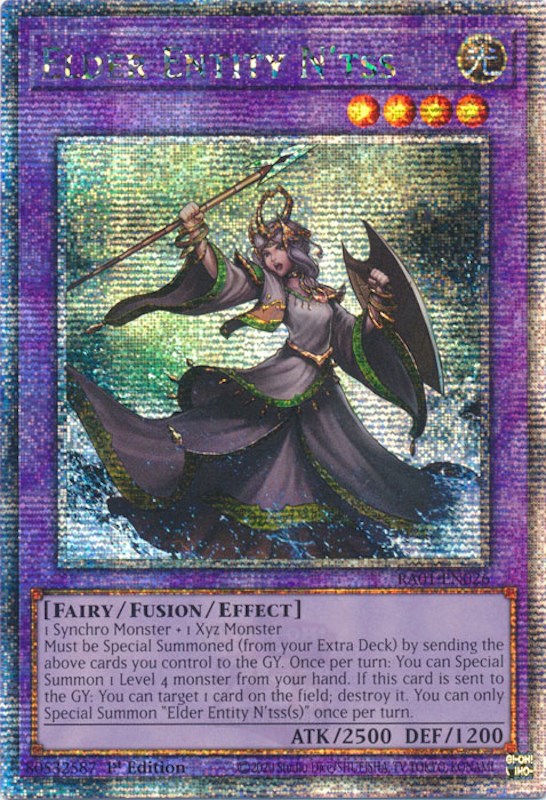 Elder Entity N'tss [RA01-EN026] Quarter Century Secret Rare | Pegasus Games WI