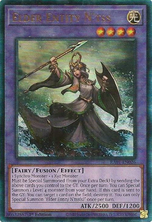 Elder Entity N'tss [RA01-EN026] Prismatic Ultimate Rare | Pegasus Games WI