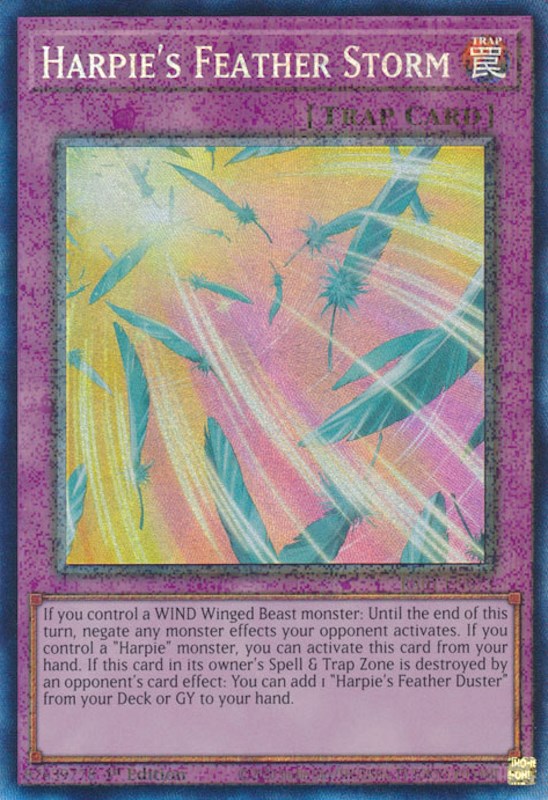 Harpie's Feather Storm [RA01-EN073] Prismatic Collector's Rare | Pegasus Games WI