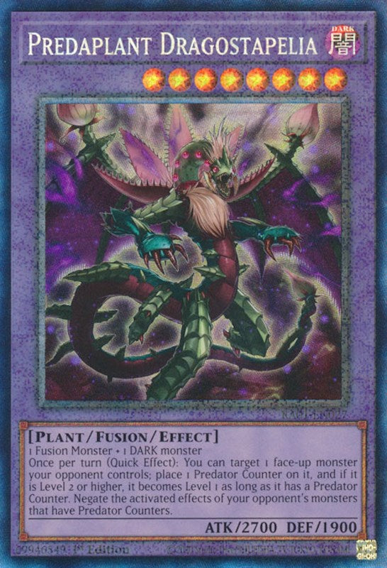 Predaplant Dragostapelia [RA01-EN027] Prismatic Collector's Rare | Pegasus Games WI