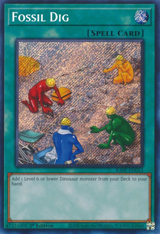 Fossil Dig [RA01-EN053] Secret Rare | Pegasus Games WI