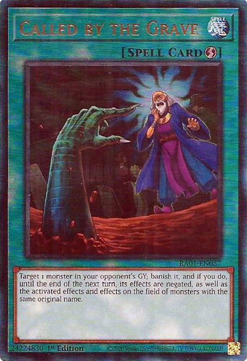 Called by the Grave [RA01-EN057] Prismatic Ultimate Rare | Pegasus Games WI