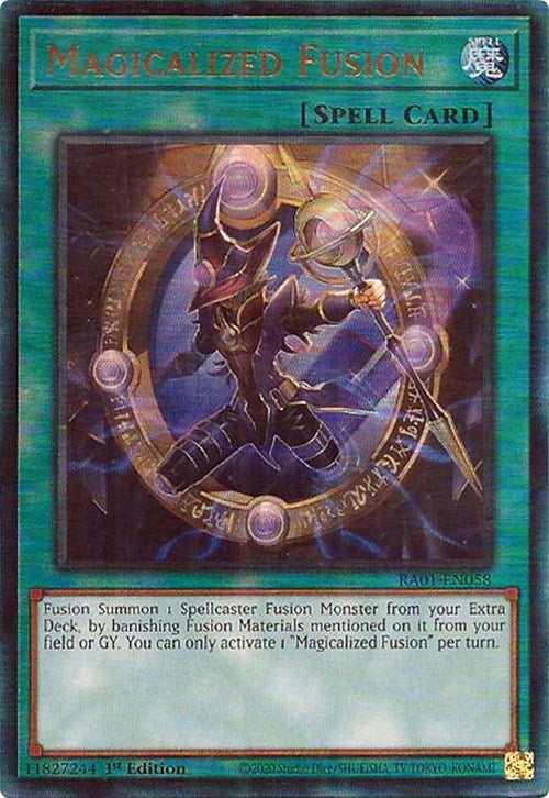 Magicalized Fusion [RA01-EN058] Prismatic Ultimate Rare | Pegasus Games WI