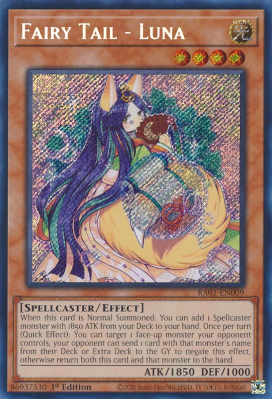 Fairy Tail - Luna [RA01-EN009] Secret Rare | Pegasus Games WI