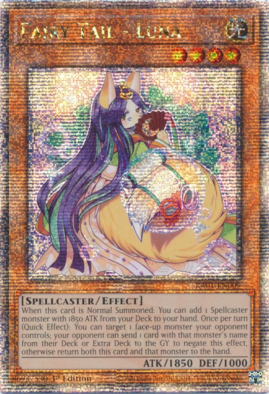 Fairy Tail - Luna [RA01-EN009] Quarter Century Secret Rare | Pegasus Games WI