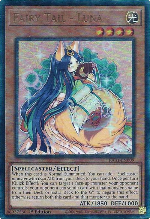 Fairy Tail - Luna [RA01-EN009] Prismatic Ultimate Rare | Pegasus Games WI