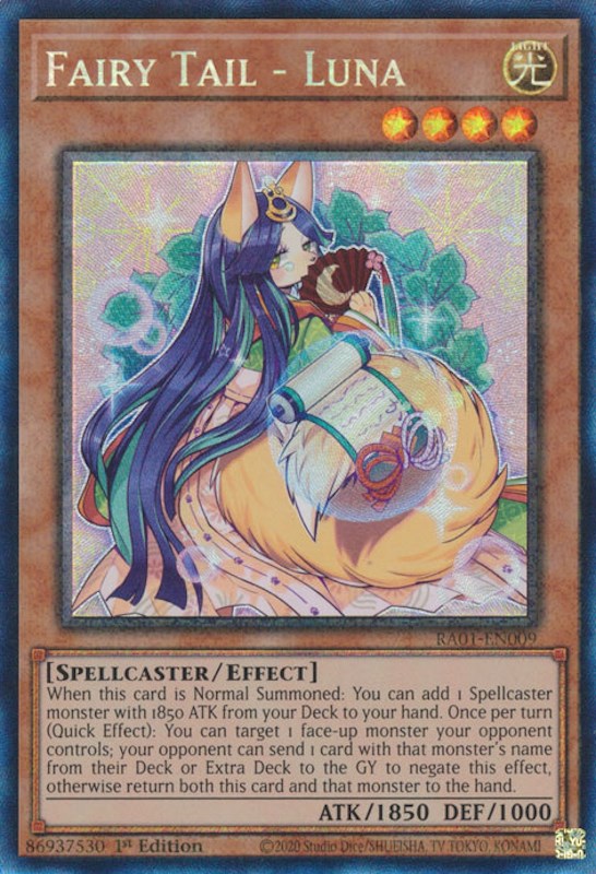 Fairy Tail - Luna [RA01-EN009] Prismatic Collector's Rare | Pegasus Games WI