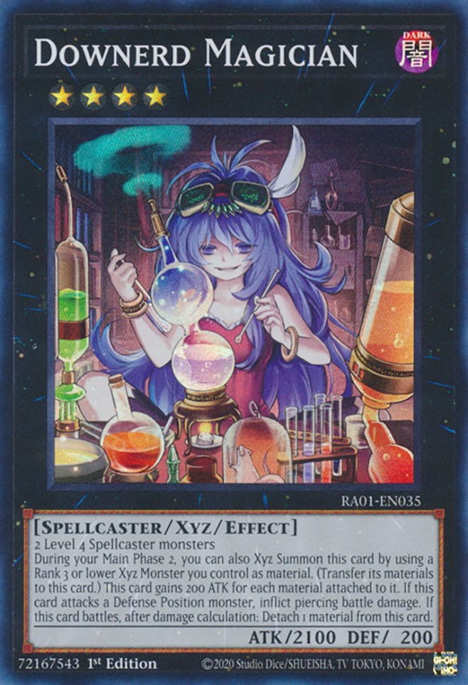 Downerd Magician [RA01-EN035] Super Rare | Pegasus Games WI