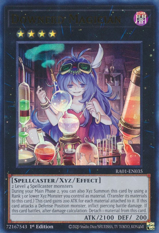 Downerd Magician [RA01-EN035] Ultra Rare | Pegasus Games WI