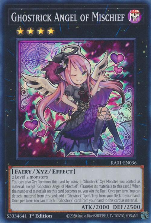 Ghostrick Angel of Mischief [RA01-EN036] Super Rare | Pegasus Games WI