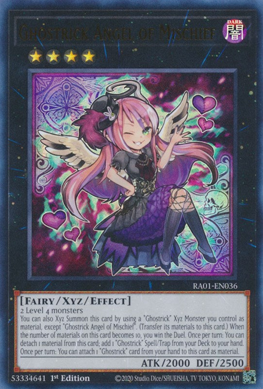 Ghostrick Angel of Mischief [RA01-EN036] Ultra Rare | Pegasus Games WI