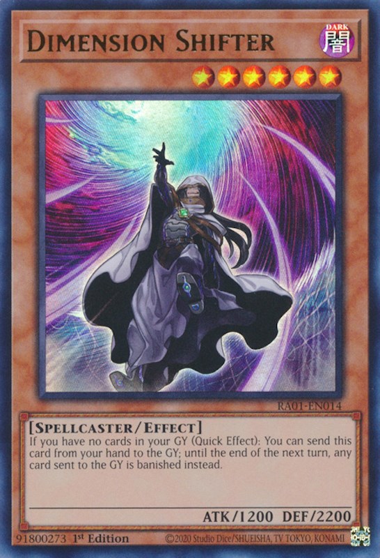 Dimension Shifter [RA01-EN014] Ultra Rare | Pegasus Games WI