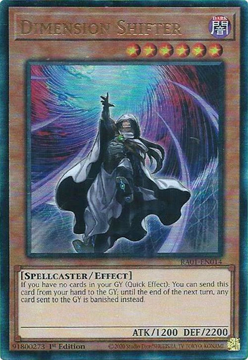 Dimension Shifter [RA01-EN014] Prismatic Ultimate Rare | Pegasus Games WI