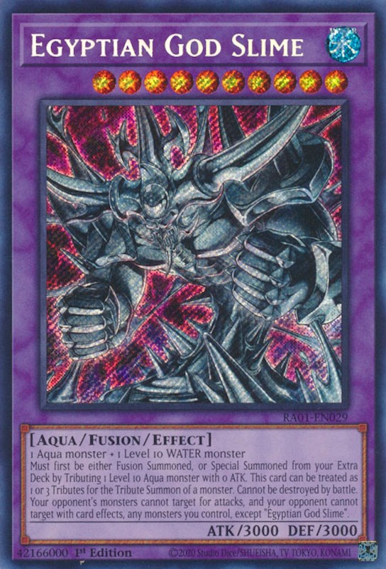 Egyptian God Slime [RA01-EN029] Secret Rare | Pegasus Games WI