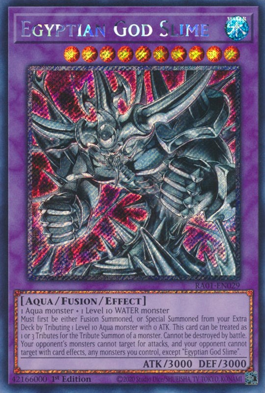 Egyptian God Slime [RA01-EN029] Platinum Secret Rare | Pegasus Games WI