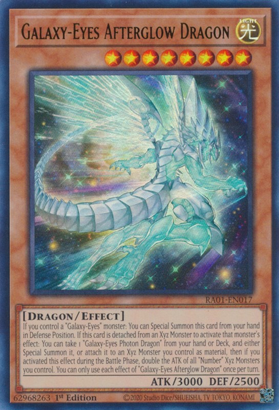 Galaxy-Eyes Afterglow Dragon [RA01-EN017] Ultra Rare | Pegasus Games WI