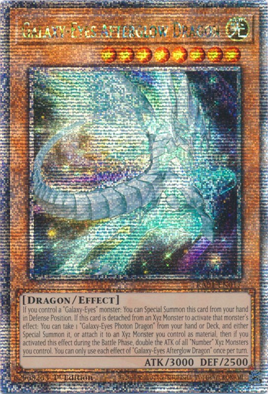 Galaxy-Eyes Afterglow Dragon [RA01-EN017] Quarter Century Secret Rare | Pegasus Games WI