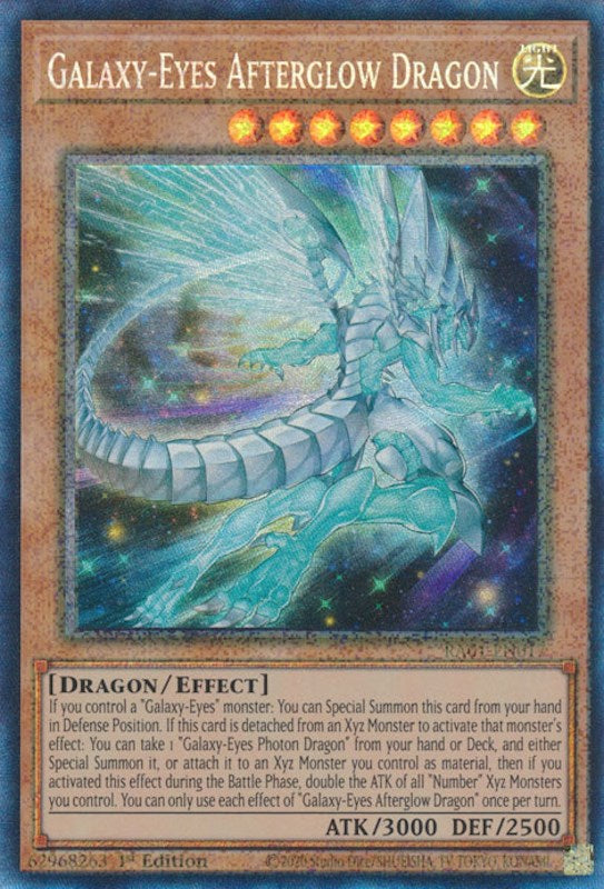 Galaxy-Eyes Afterglow Dragon [RA01-EN017] Prismatic Collector's Rare | Pegasus Games WI