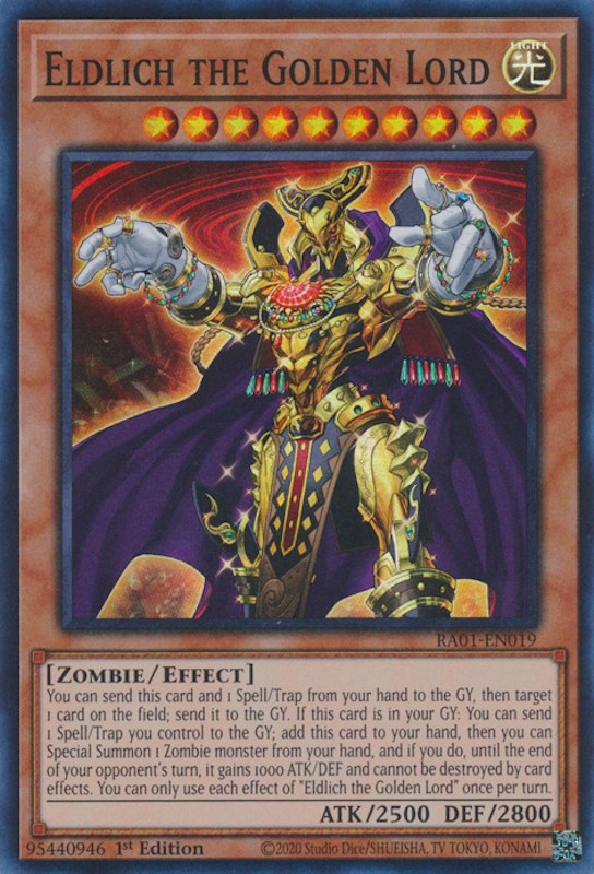 Eldlich the Golden Lord [RA01-EN019] Super Rare | Pegasus Games WI