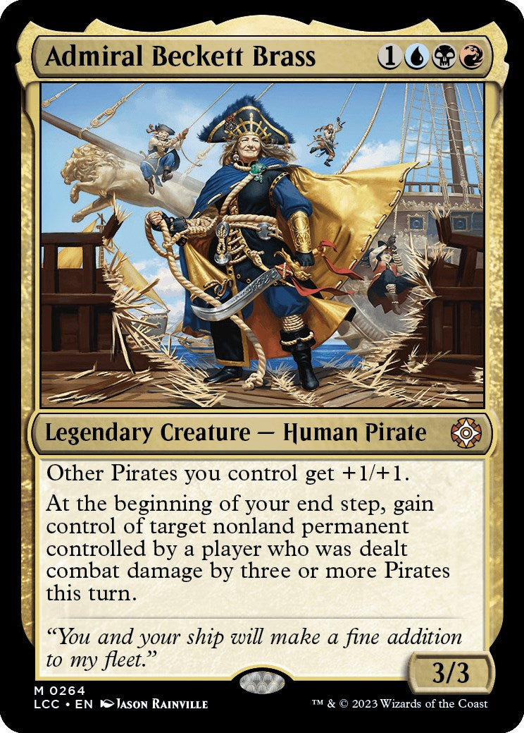 Admiral Beckett Brass [The Lost Caverns of Ixalan Commander] | Pegasus Games WI