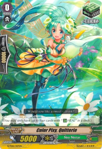 Color Pixy, Quitterie (G-TD12/017EN) [Flower Princess of Abundant Blooming] | Pegasus Games WI