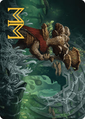 Tendril of the Mycotyrant Art Card (Gold-Stamped Signature) [The Lost Caverns of Ixalan Art Series] | Pegasus Games WI