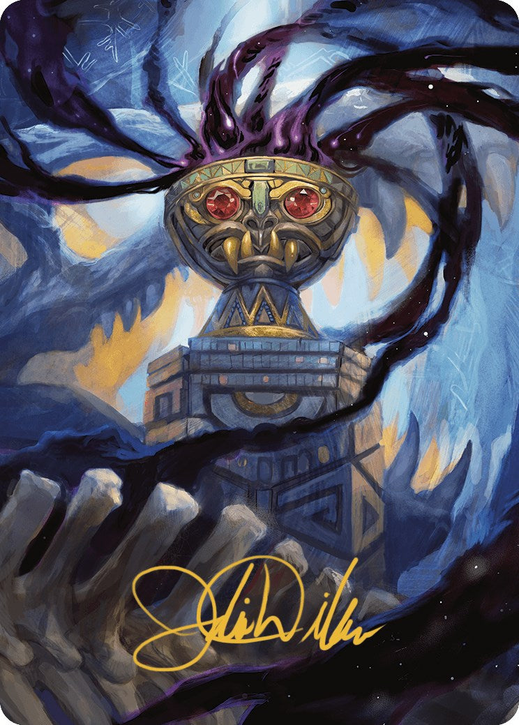 Chalice of the Void Art Card (Gold-Stamped Signature) [The Lost Caverns of Ixalan Art Series] | Pegasus Games WI