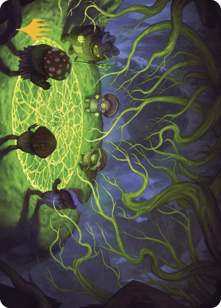 Growing Rites of Itlimoc Art Card (Gold-Stamped Planeswalker Symbol) [The Lost Caverns of Ixalan Art Series] | Pegasus Games WI