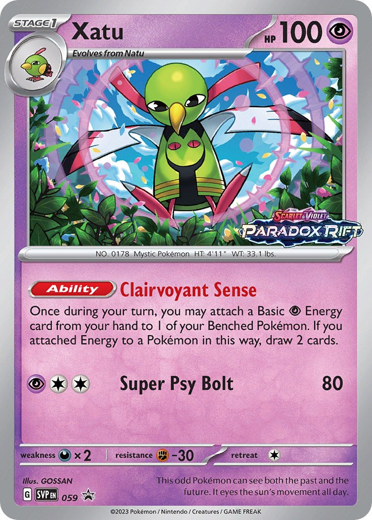 Xatu (059) [Scarlet & Violet: Black Star Promos] | Pegasus Games WI