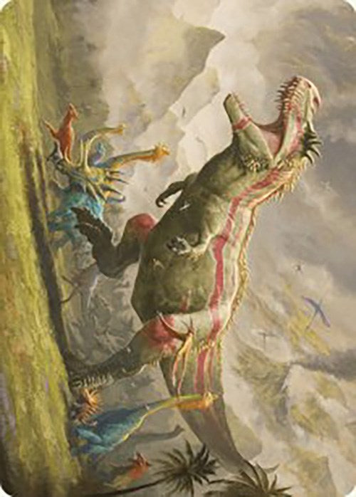 Ghalta, Stampede Tyrant Art Card [The Lost Caverns of Ixalan Art Series] | Pegasus Games WI