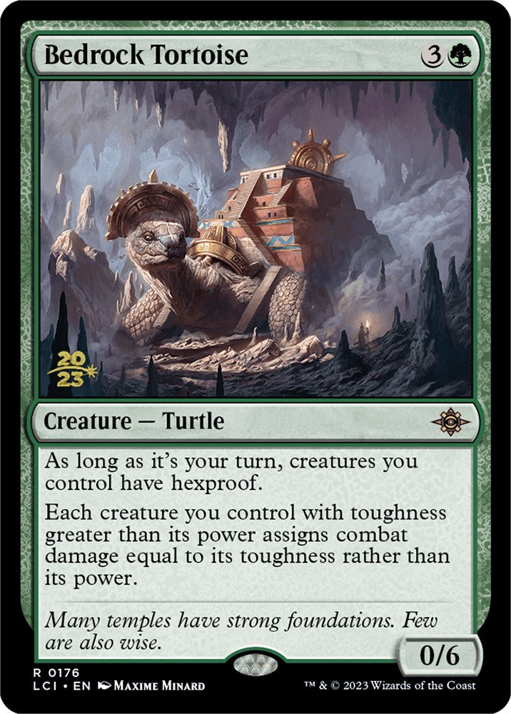 Bedrock Tortoise [The Lost Caverns of Ixalan Prerelease Cards] | Pegasus Games WI